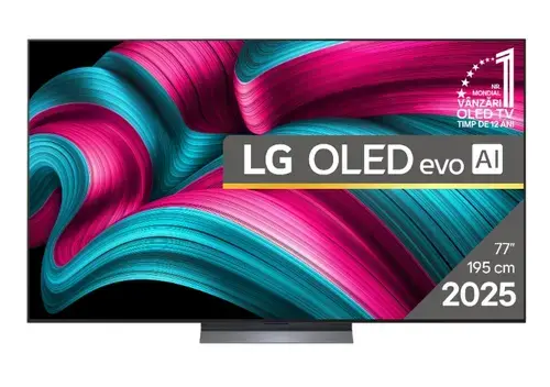 Televizor OLED LG 195 cm (77inch) OLED77C51LA, Ultra HD 4K, Smart TV, WiFi, CI+