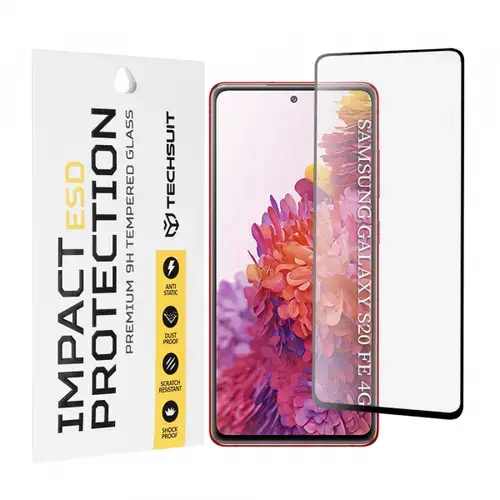 Folie de protectie Ecran Techsuit pentru Samsung Galaxy S20 FE 2022 G781 / S20 FE 5G G781 / S20 FE G780, Sticla Securizata, Full Glue