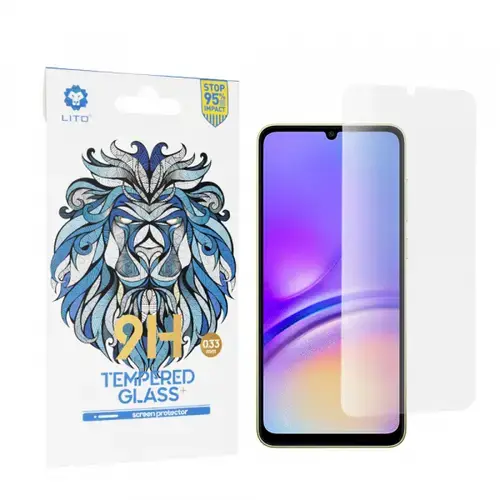 Folie de protectie Ecran Lito Classic pentru Samsung Galaxy A05s A057 / A05 A055, Sticla Securizata, Full Glue, 2.5D