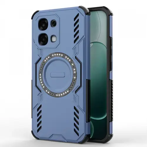 Husa MagSafe pentru Oppo A6 Pro 5G / A6 Pro 4G, Techsuit, ArmorMag, Albastra
