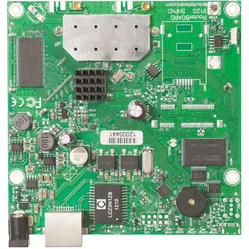 Placa de router, Mikrotik, 600MHZ, 64MB, 1XGE, 802.11A/N, 5GHZ, L3