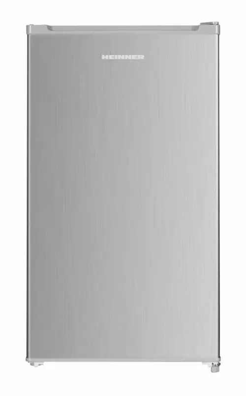 Frigider cu 1 usa HEINNER HF-HM90INVSE++, 90 L, Clasa E, Compresor Inverter, Usa reversibila, Lumina LED, H 85 cm (Argintiu)