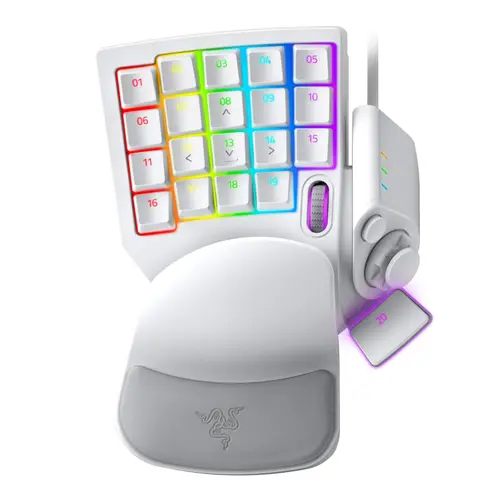 Keypad Gaming Razer Tartarus Pro, USB, switch optic, iluminare Chroma RGB (Alb)