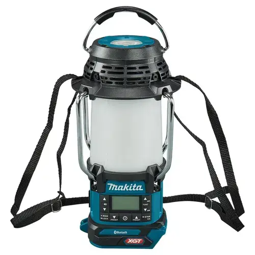 Radio portabil 3 in 1 cu lampa si lanterna Makita MR010GZ, 300 lm, Bluetooth, fara acumulator