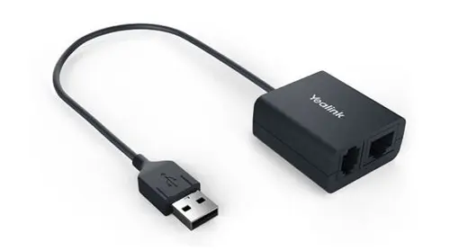 Adaptor VoIP Yealink EHS40 (Negru)