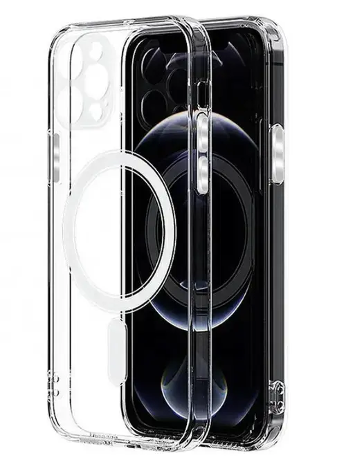 Husa MagSafe pentru Samsung Galaxy A57 5G, OEM, 1800 Gauss, Transparenta