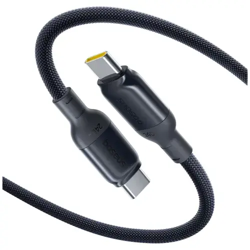 Cablu Baseus Picogo Fast Charging 240W, USB-C la USB-C, 1m, Negru