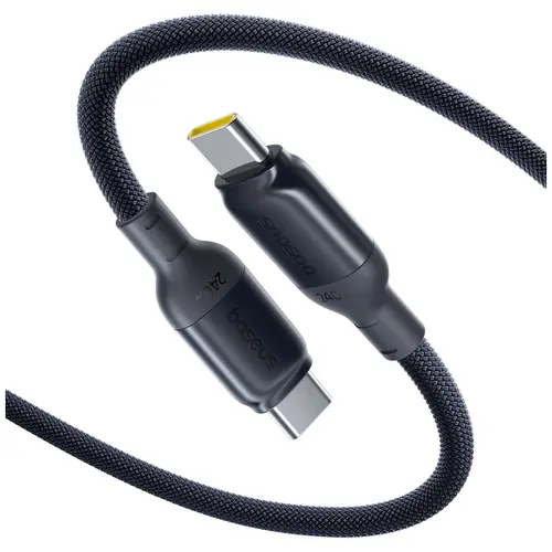 Cablu Baseus Picogo Fast Charging 240W, USB-C la USB-C, 1m, Negru