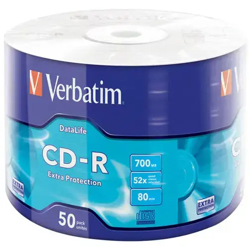 CD-R VERBATIM 43787, 52x, 700MB, 50buc