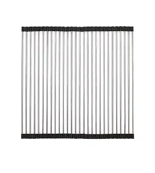 Gratar pliabil Franke 112.0256.867, 298 x 410 mm, compatibil chiuvete Franke, ABS, Inox