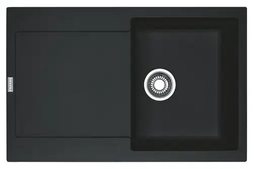 Chiuveta bucatarie Franke Maris MRG 611 reversibila, 780x500mm, tehnologie Sanitized, fragranite, Negru
