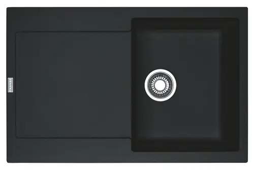 Chiuveta bucatarie Franke Maris MRG 611 reversibila, 780x500mm, tehnologie Sanitized, fragranite, Negru