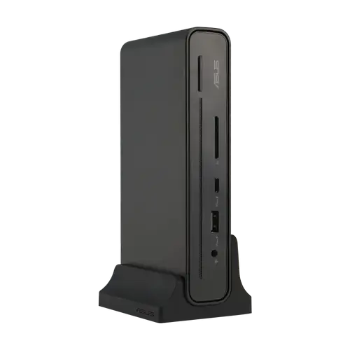 Docking Station ASUS Triple Display USB-C Dock Duo DC301, PD 90 W, HDMI, 2x DisplayPort 4K@60Hz, Ethernet LAN 1000 Mbit/s, SD Slot (Negru)
