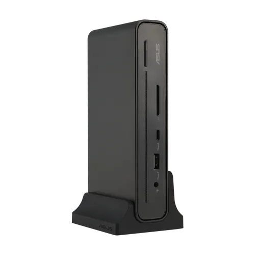 Docking Station ASUS Triple Display USB-C Dock Duo DC301, PD 90 W, HDMI, 2x DisplayPort 4K@60Hz, Ethernet LAN 1000 Mbit/s, SD Slot (Negru)
