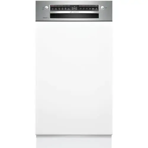 Masina de spalat vase incorporabila Bosch SPI4HMS13E, 10 seturi, 6 programe, Clasa D, Home Connect, DosageAssist, Vario Flex, Siguranta copii (Inox)