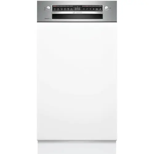 Masina de spalat vase incorporabila Bosch SPI4HMS13E, 10 seturi, 6 programe, Clasa D, Home Connect, DosageAssist, Vario Flex, Siguranta copii (Inox)