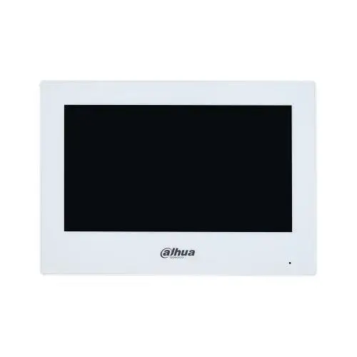 Monitor videointerfon Dahua VTH2621GW-WP, IP touch screen, 7'', Wi-Fi, PoE, SIP (Alb)