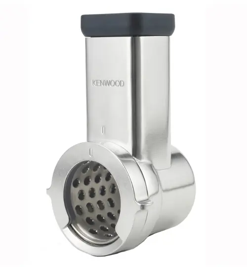 Accesoriu rotativ tip razatoare pentru robotii de bucatarie Kenwood, KAX643ME, 5 conuri pentru feliere/razuire incluse (Argintiu)