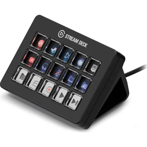 elgato Stream Deck MK.2 Scissor Keys, USB-C, Negru