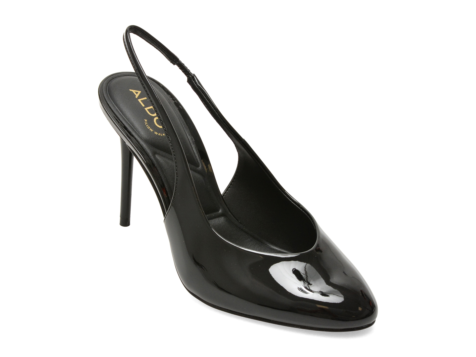Pantofi eleganti ALDO negri, 14404798, din piele ecologica lacuita