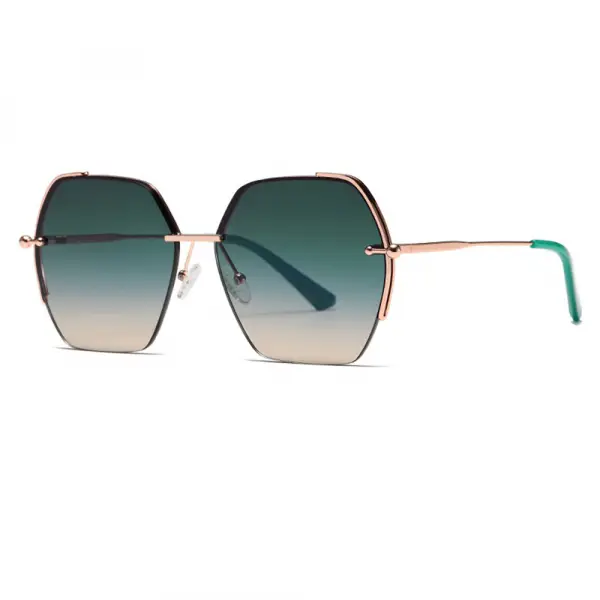 Ochelari De Soare Dama Techsuit 8561, Roz Aurii Verzi