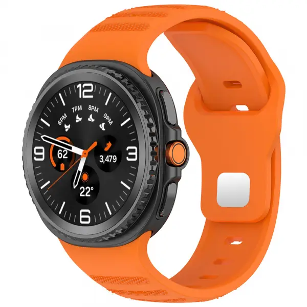 Curea Techsuit W050 pentru Samsung Galaxy Watch8 / Watch8 Classic Series, Portocalie