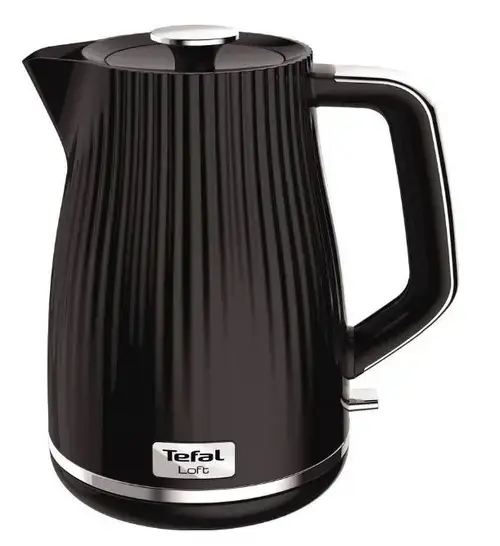 Fierbator de apa Tefal Loft KO250830, 1.7 L, 2400 W (Negru)