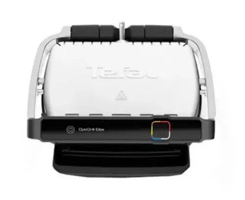 Gratar electric Tefal OptiGrill Elite GC750D30, 12 programe, 30x20 cm, termostat reglabil (Inox)