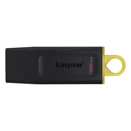 Stick USB Kingston, 128GB DT, USB 3.2 Gen1 (Negru)