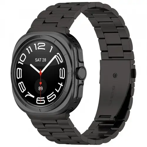 Curea Techsuit W010 pentru Samsung Galaxy Watch Ultra, Negru