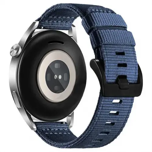 Curea Techsuit W070 pentru Samsung Galaxy Watch / Huawei Watch Series, 20mm, Albastru
