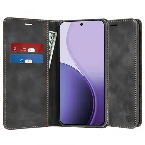Husa pentru Oppo Reno14 FS 5G / Reno14 F, Techsuit, Confy, Neagra