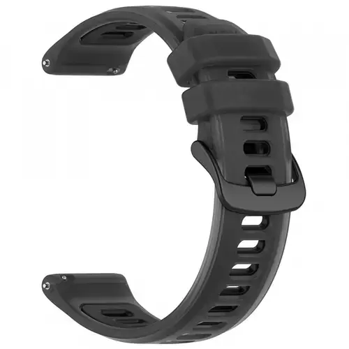 Curea Techsuit W084 pentru Samsung Galaxy Watch / Huawei Watch Series, 20mm, Negru