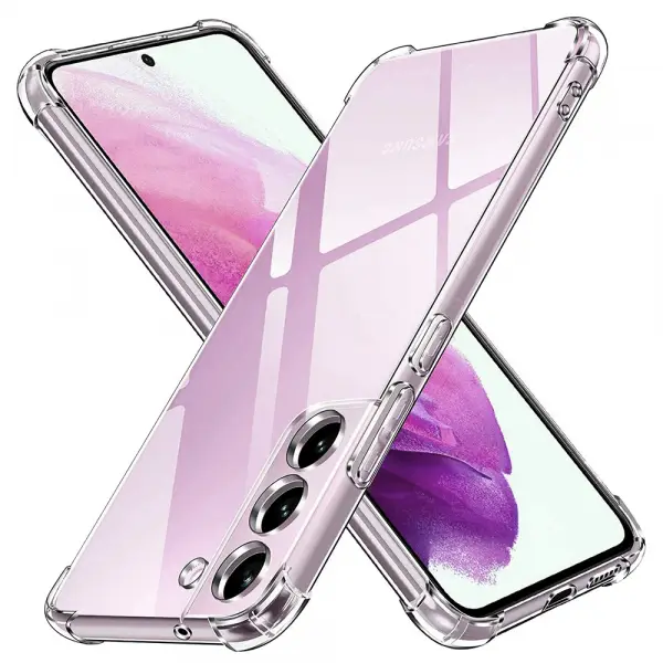 Husa pentru Samsung Galaxy S21 FE 5G G990, Techsuit, Shockproof Clear, Transparenta