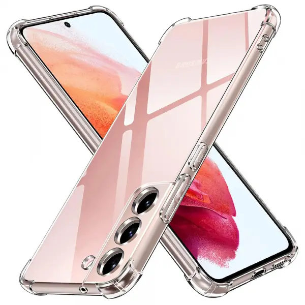 Husa pentru Samsung Galaxy S22 5G S901, Techsuit, Shockproof Clear, Transparenta