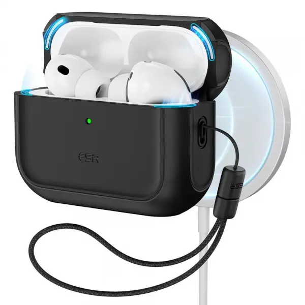 Husa ESR Orbit Hybrid pentru Apple AirPods Pro 3, Neagra