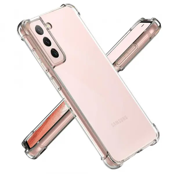 Husa pentru Samsung Galaxy S21 5G G991, Techsuit, Shockproof Clear, Transparenta