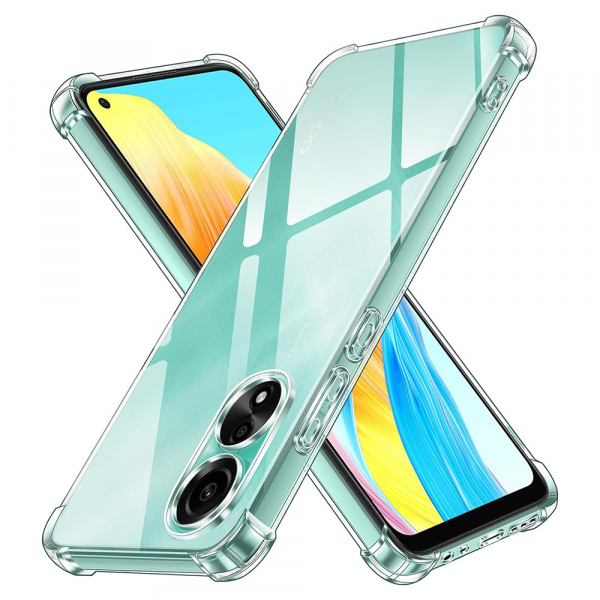 Husa pentru Oppo A78 4G, Techsuit, Shockproof Clear, Transparenta