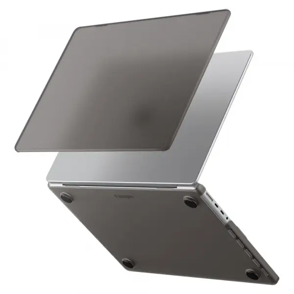 Husa Spigen Airskin pentru Apple MacBook Pro 14inch (2026) / (2025) / (2023) / (2022) / (2021), Neagra Satinata ACS11529