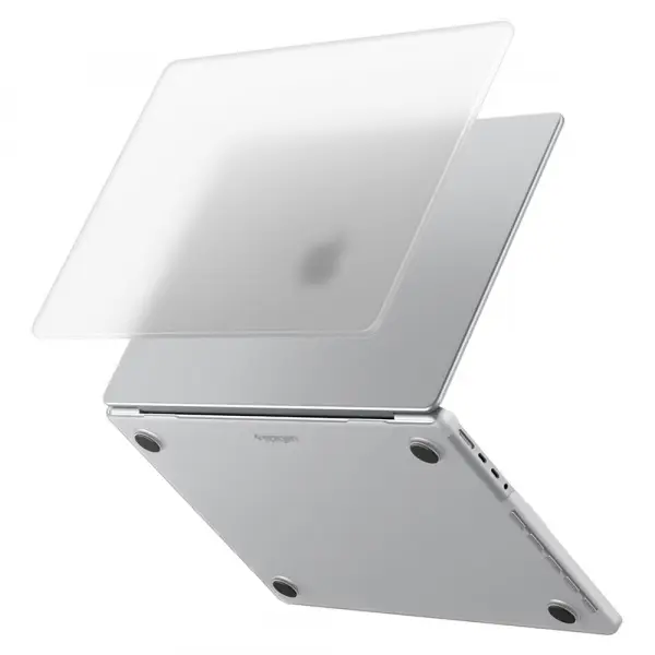 Husa Spigen Airskin pentru Apple MacBook Pro 14inch (2026) / (2025) / (2023) / (2022) / (2021), Transparenta Satinata ACS11528