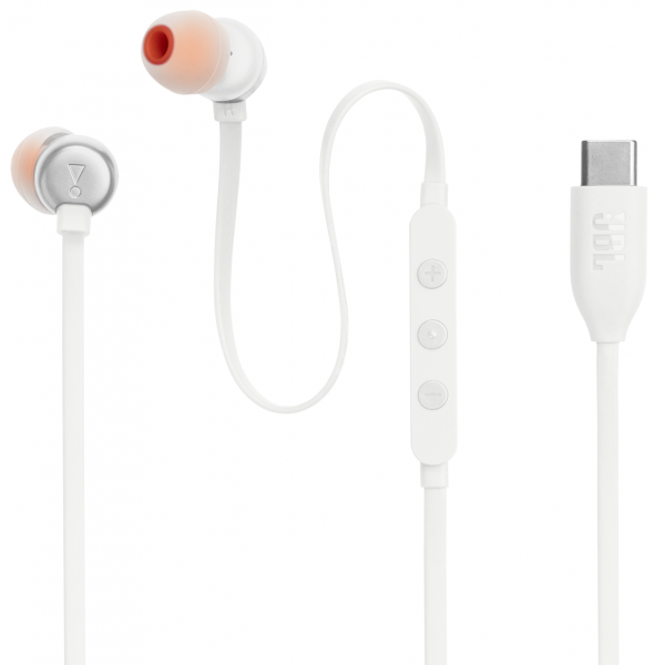 Handsfree USB-C JBL Tune 310C, Alb JBLT310CWHT