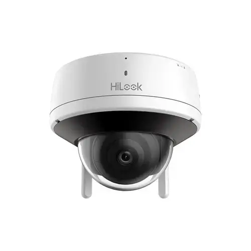 Camera supraveghere wireless Wi-Fi Hikvision HiLook IPC-D140HA-D/W(W), 4 MP, IR 30 m, slot card, 2.8 mm, vizualizare telefon, microfon / difuzor
