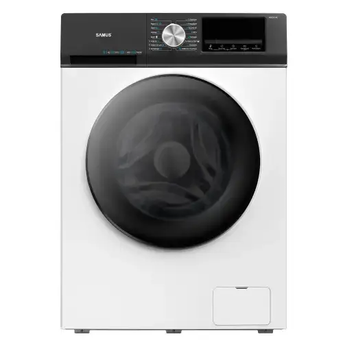 Masina de spalat rufe Samus WSEDI9148, 9 kg, 1400 rpm, 16 programe, Clasa A, Motor Inverter, Spalare cu abur (Alb)
