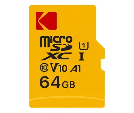 Card de memorie Kodak Emtec, 64GB, Clasa 10, UHS-1 U1, microSDXC, adaptor