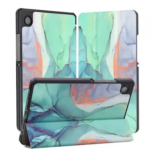 Husa pentru Samsung Galaxy Tab A11+ / Tab A9+, Techsuit, FoldPro Green Time