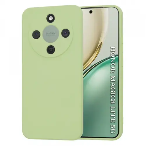 Husa pentru Honor Magic8 Lite, Techsuit, SoftFlex, Verde Matcha
