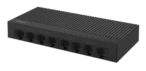 Switch IMOU SF108C, 8 Porturi, 100Mbps, RJ45 (Negru)