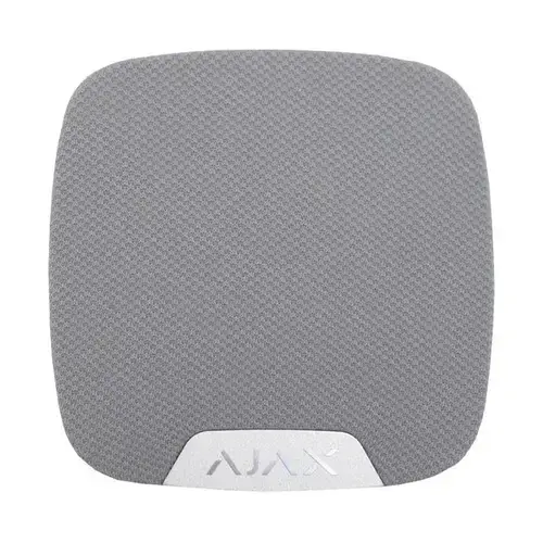 Sirena de interior wireless AJAX; Presiune acustica: 81 ÷ 105 dB @ 1 m , Timp alarma: 3 ÷ 180 s; Frecventa sunet: 3.4 ± 0.5 kHz; Timp alarmare: 0.15 s; Tip alarma: sonora + LED, conector LED extern; Frecventa operare: 868.0 - 868.6 MHz