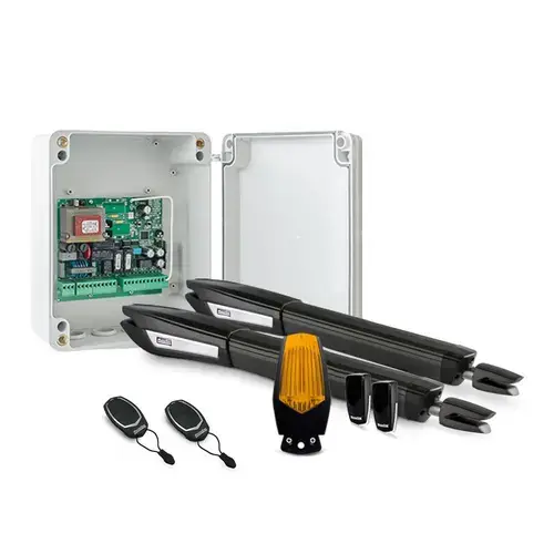 Kit automatizare poarta batanta Motorline JAG 400 - 230V, 500 Kg/canat, 5 m/canat, 300 W (contine lampa)