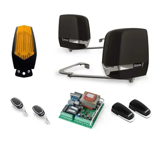 Kit automatizare poarta batanta Motorline TELICA230, 200 Kg/canat, 2.5 m/canat, 380 W (contine lampa)